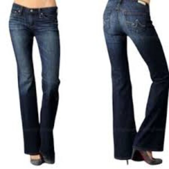 AG Adriano Goldschmied Jeans Womens 32R Blue The Bell Flare Leg (32x33) USA - Picture 1 of 11